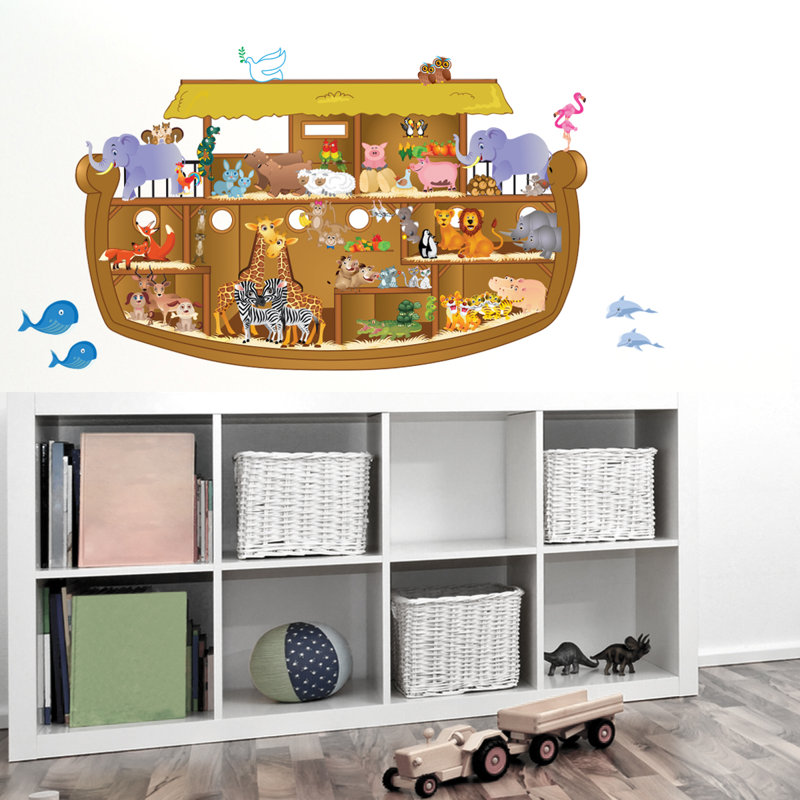 Mona Melisa Designs Noah's Ark Wall Decal Wayfair
